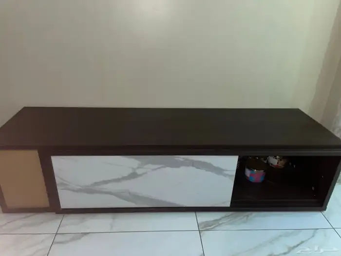 طاولة صاله وطاولة تلفزيون للبيع 0