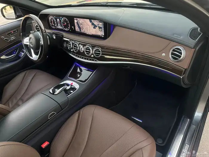 مرسيدس S450 ماشي 45 الف فقط صيانات وكاله 2020 23