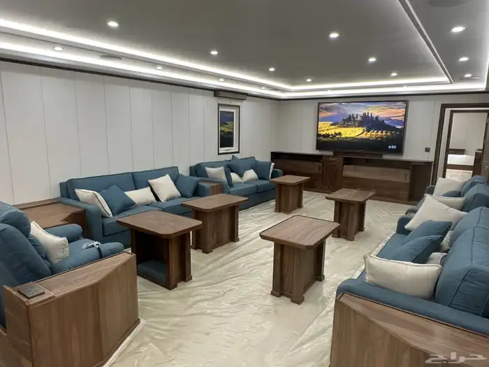 صالون كرفان طول 26 جديد شرايح المنيوم 8