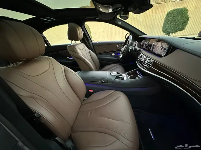 مرسيدس S450 ماشي 45 الف فقط صيانات وكاله 2020 24