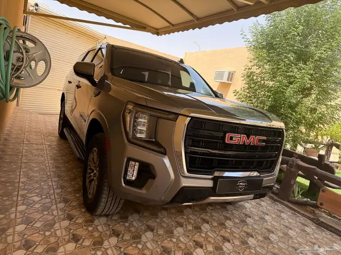 جمس يوكن المديل 2023 SLE دبل قصير اللون سمنتي وكالة 3