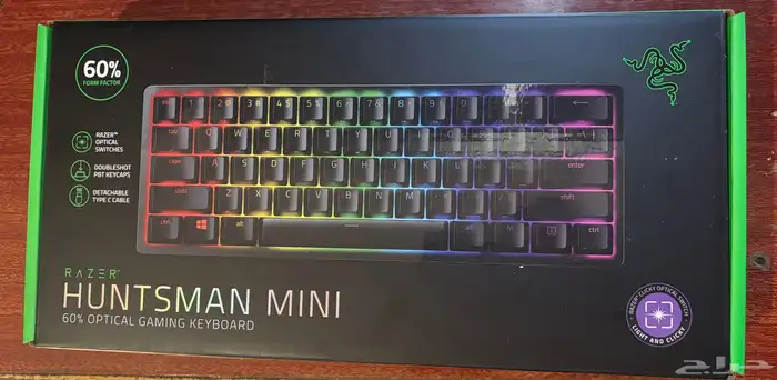 كيبورد قيمنق ريزر هانتسمان ميني razed huntsman mini keyboad 1