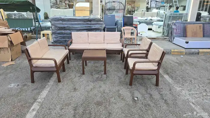 جلسات خارجية بلاستيك 4