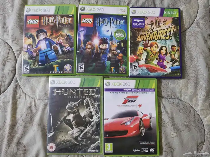 أشرطة إكسبوكس360 منها بقرطاسها 0