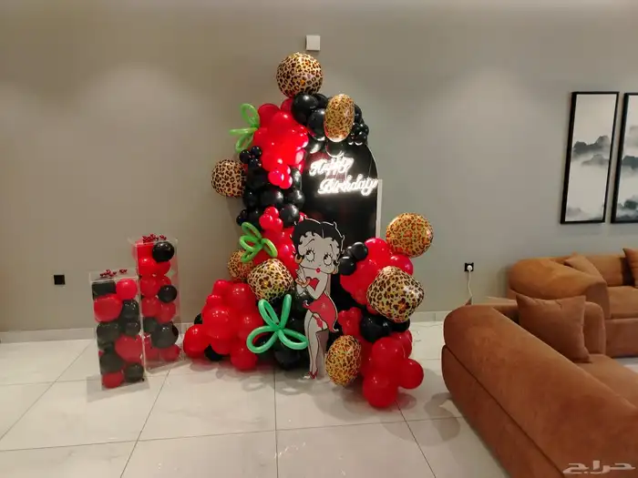 ديكور بلون لجميع المناسبات هيليوم واقواس بلون 0