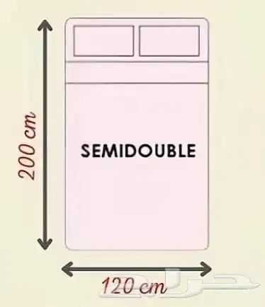 سرير نفر ونص مع مرتبه بحالة ممتازه 3