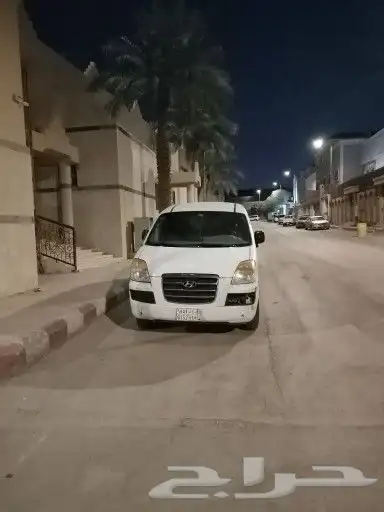 إيجار شهري1500  اتش وان موديل 2007م لون ابيض بنزين 1