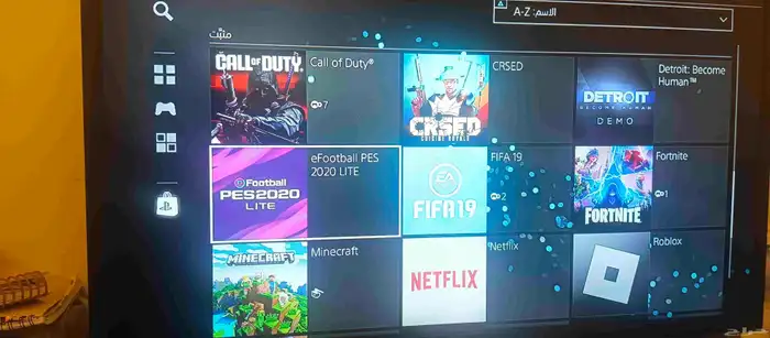 سوني 4 مساحته 1 تيرا في حسابات موضحه والعاب محمله 8