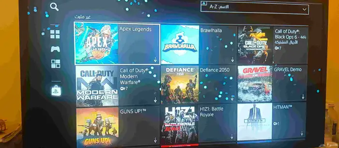 سوني 4 مساحته 1 تيرا في حسابات موضحه والعاب محمله 5