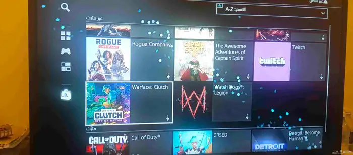 سوني 4 مساحته 1 تيرا في حسابات موضحه والعاب محمله 7