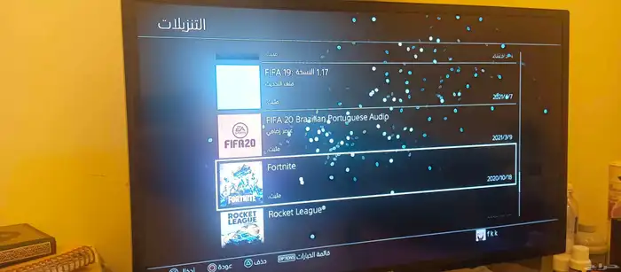 سوني 4 مساحته 1 تيرا في حسابات موضحه والعاب محمله 19