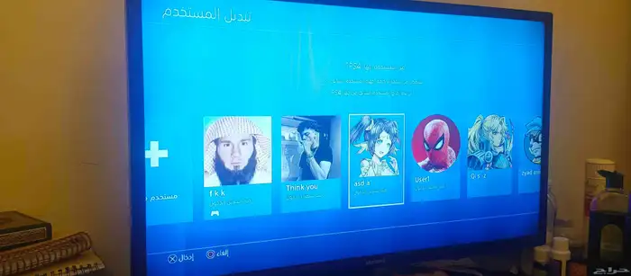 سوني 4 مساحته 1 تيرا في حسابات موضحه والعاب محمله 9