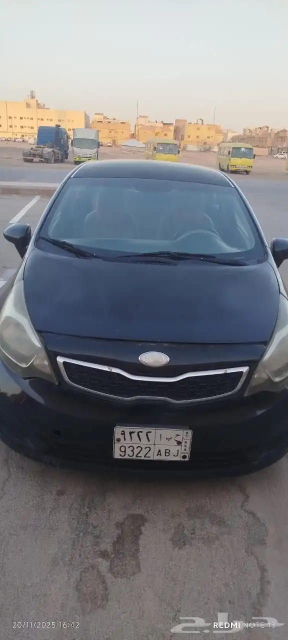 كيا ريو 2013 جير اتوماتيك وفحص سنتين جير ومكينه شرط تكيف ت 0