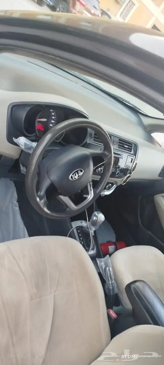 كيا ريو 2013 جير اتوماتيك وفحص سنتين جير ومكينه شرط تكيف ت 2