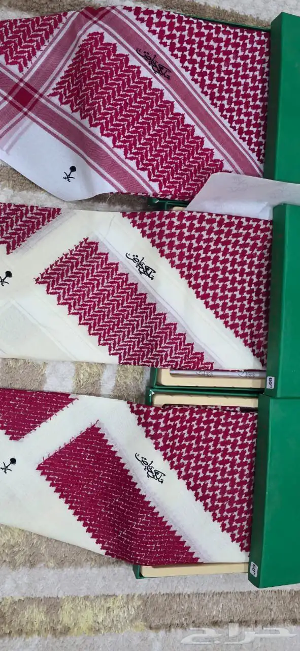 عرض شماغ ملكي خاص شتوي بالعلبه جمله وتجزئة 6