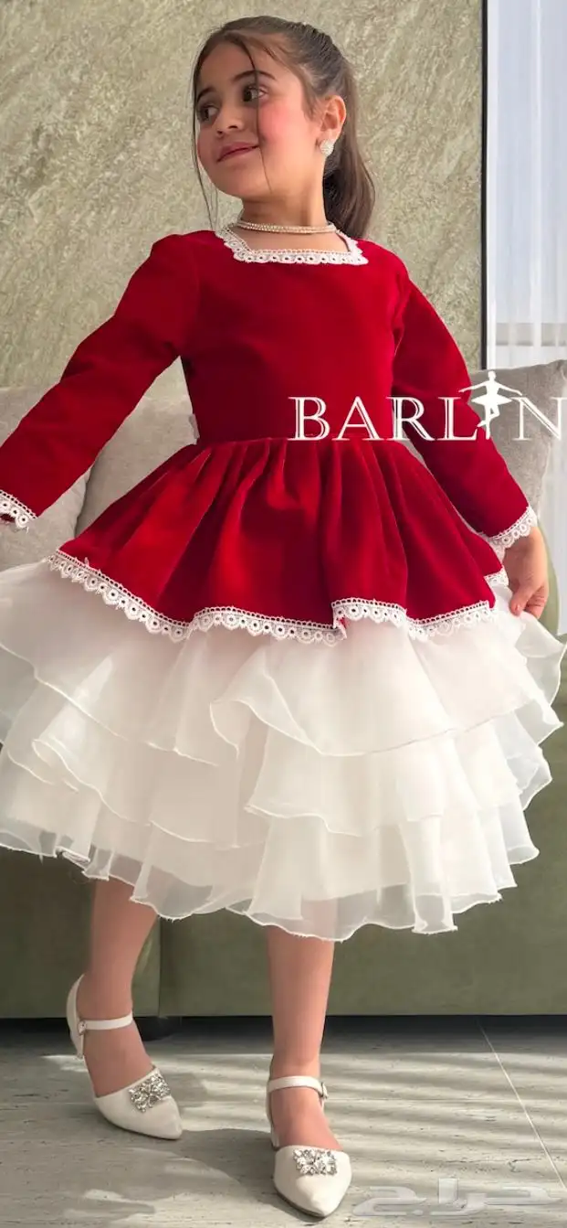 فستان اطفال مخمل 0