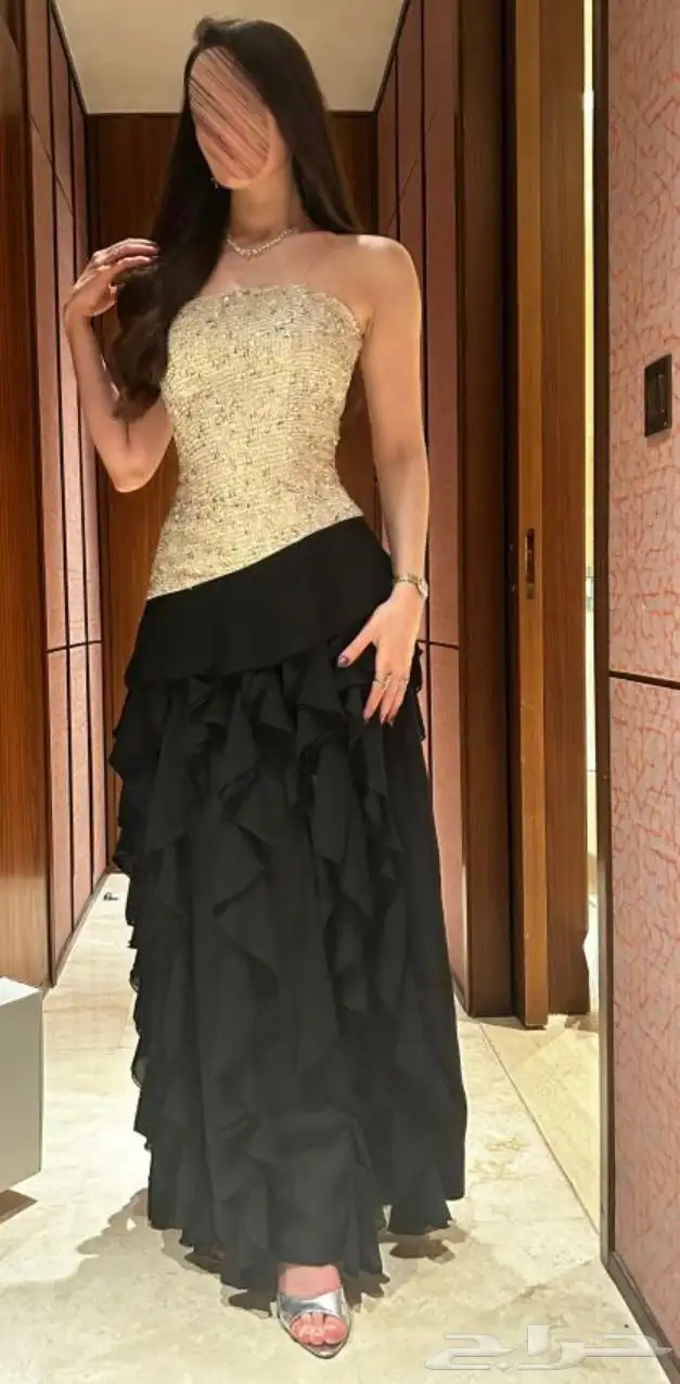 فستان سهره استخدم 5 ساعات مره واحده فقط 1