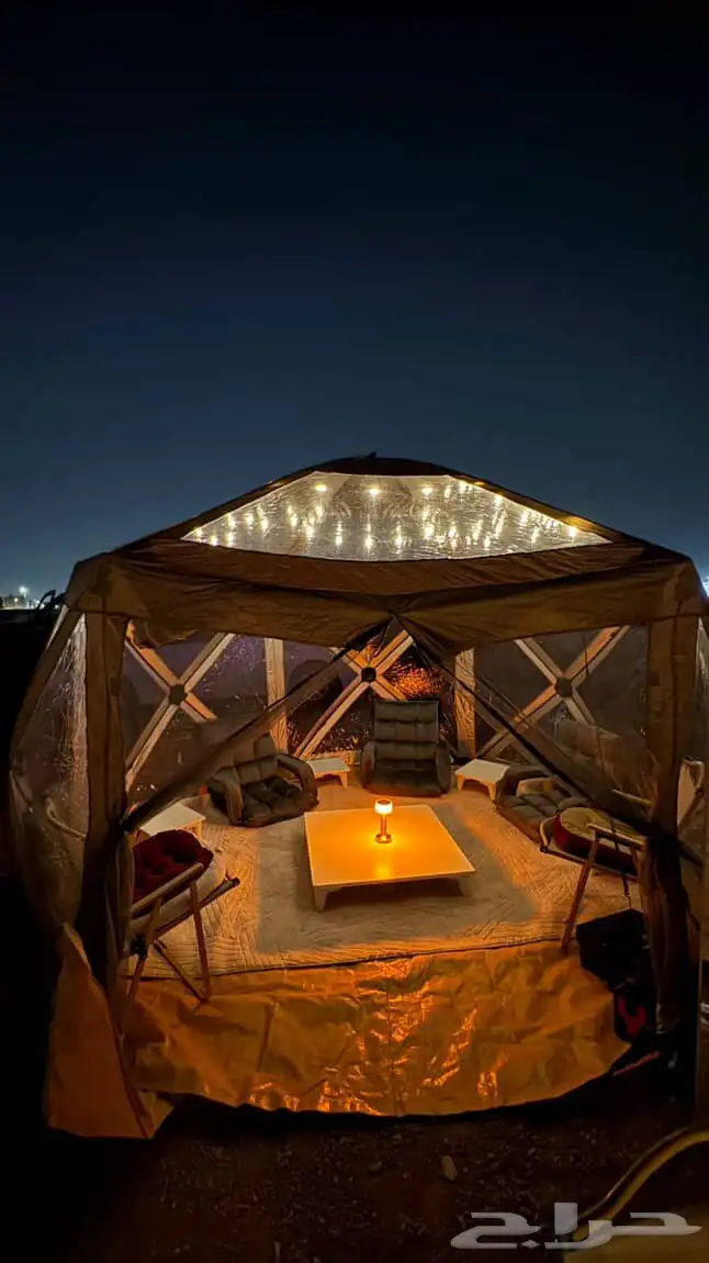 خيمه مع جلسه خارجيه تاجير يومي 1