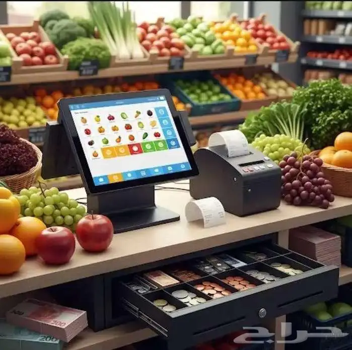 جهاز كاشير لمس لمحل خضراوات وفواكه 0