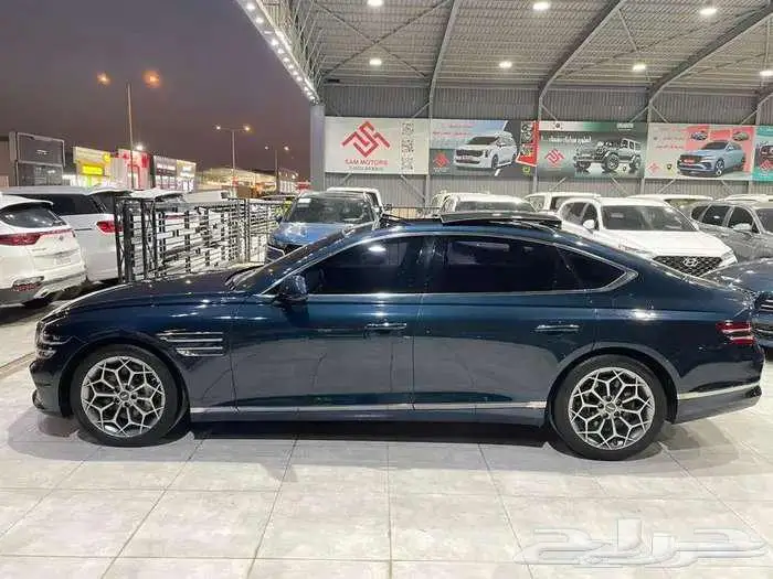 جنسس G80 بنزين 2022 فل بطاقة جمركية استيراد كوريا 1