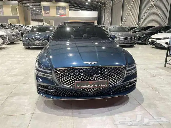 جنسس G80 بنزين 2022 فل بطاقة جمركية استيراد كوريا 8