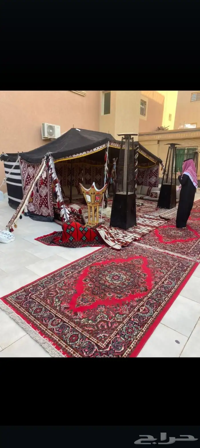 تاجير دفايات وجلسات خيام شعبي بيوت شعر 4