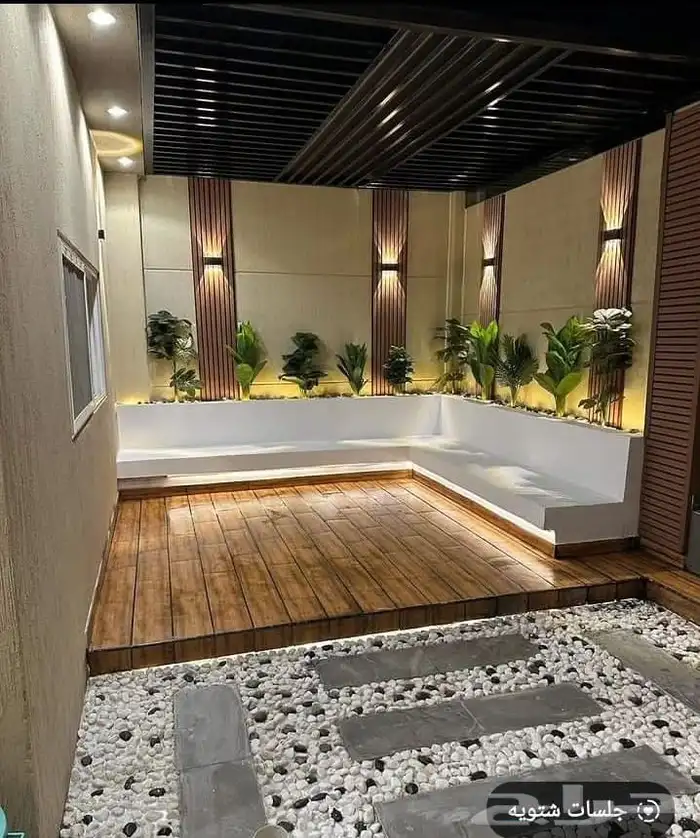 غرف زجاج تنسيق حدائق مظلات 7