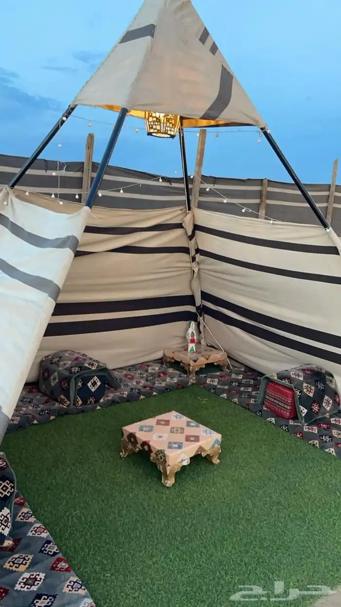 للبيع مخيم متكامل قسمين VIP مصرح وجاهز 6