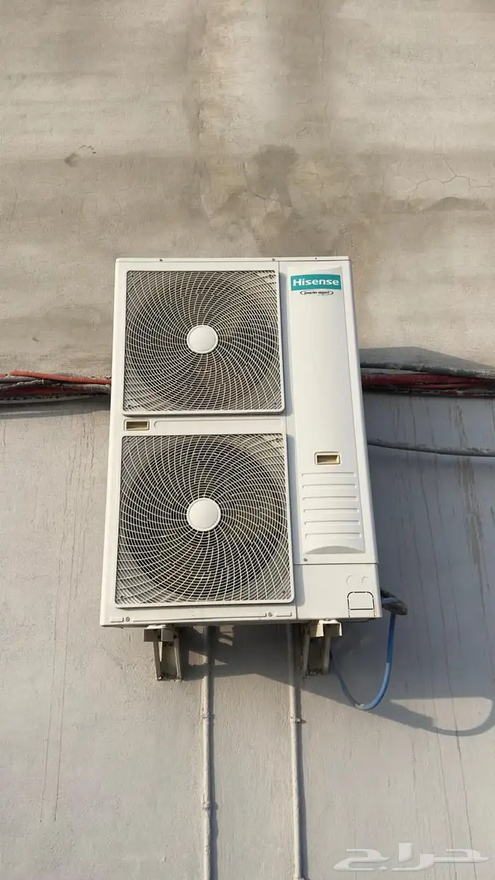 وحدتين مكيف دكت ماركة هايسنس قدره خمس طن 5