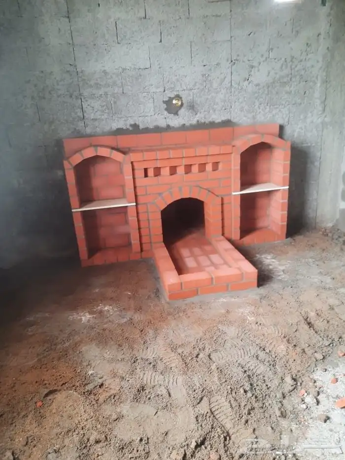 مشب نار تلبيس قماش ملكى فى عادى فى اماراتى 7