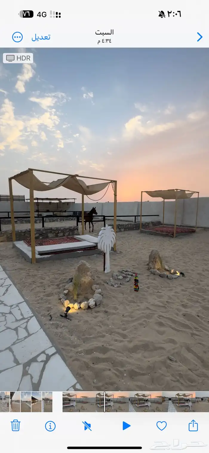 مخيم متكامل بداخل اسطبل خيل 14