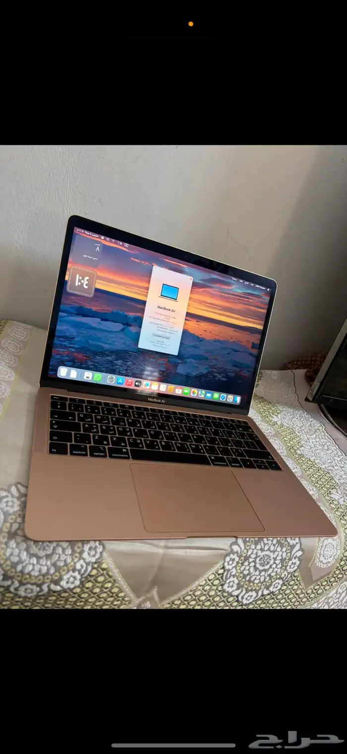 ماك بوك للبيع ذهبي بصمه i5 6
