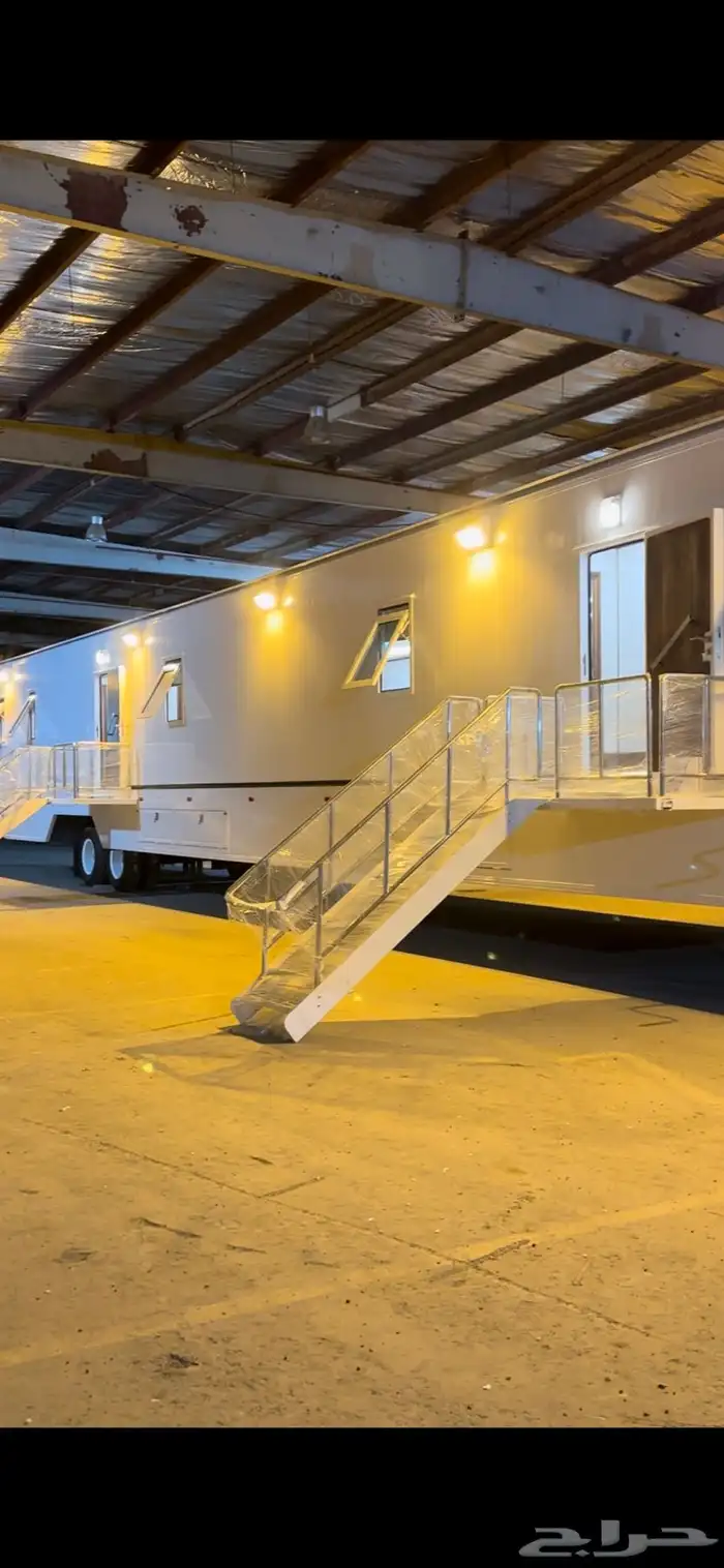 صالون كرفان طول 26 جديد شرايح المنيوم 2