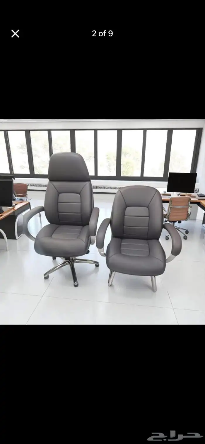 مكتب مكتب وخزانة وكراسي بتصميم فاخر 78