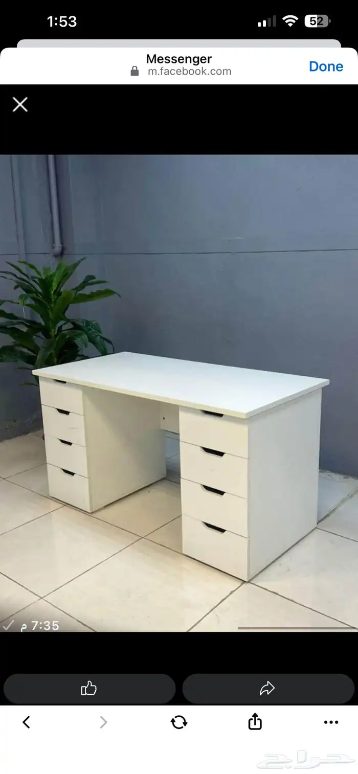 مكتب مكتب وخزانة وكراسي بتصميم فاخر 45