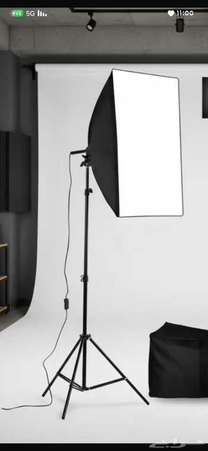 إضائة تصوير للبيع شاريه قبل اسبوع مفتوح موجوده بكراتينه 0