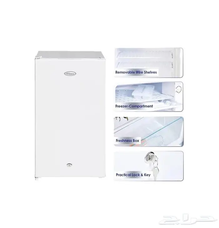 ثلاجة سوبر جنرال 3.2 قدم جديدة 0