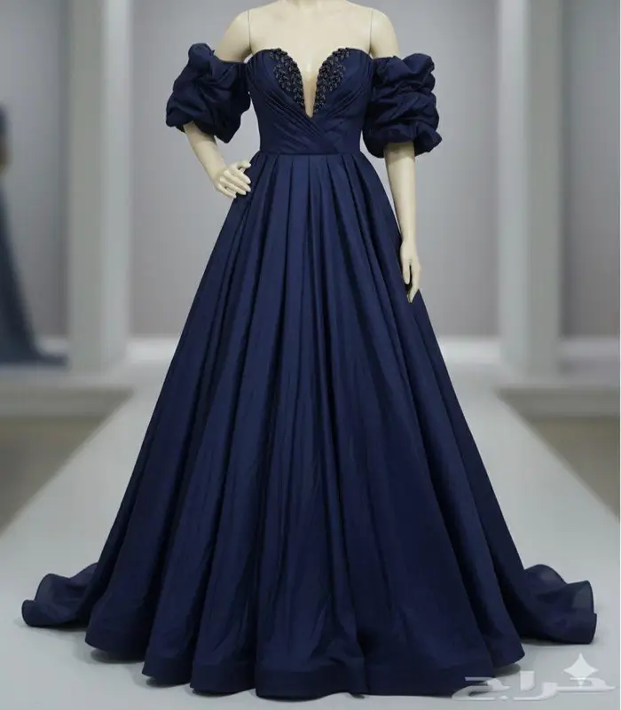 فستان زواج او ملكة كحلي مقاس 8 2