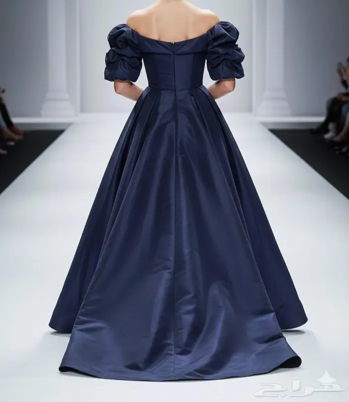 فستان زواج او ملكة كحلي مقاس 8 3