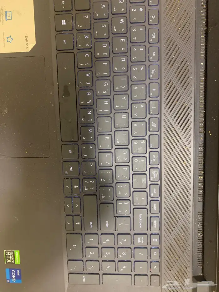 Dell لاب توب رامات 16 هاردsad 512 كارت شاشه 3060 مع شنطه 0