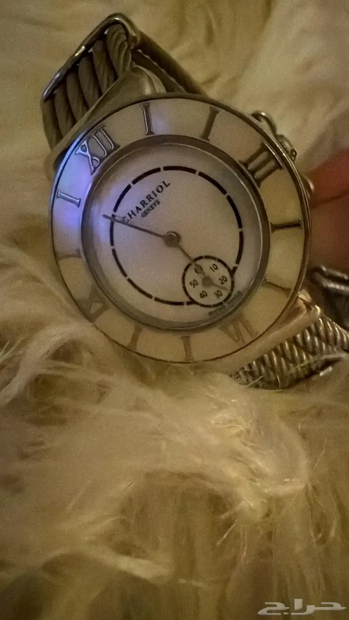 ساعة Charriol سويسرية أصلية   استخدام نظيف للجادين فقط 1