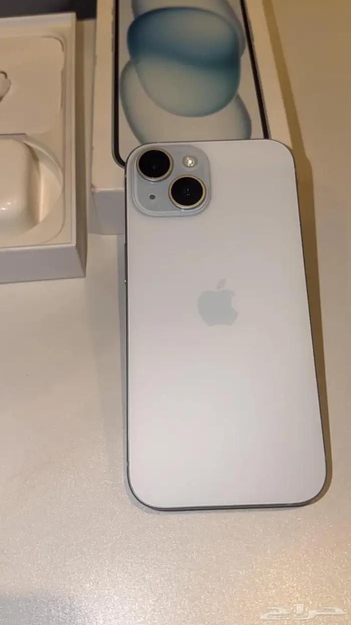 أبل أبل أيفون 15 أزرق نظيف 0