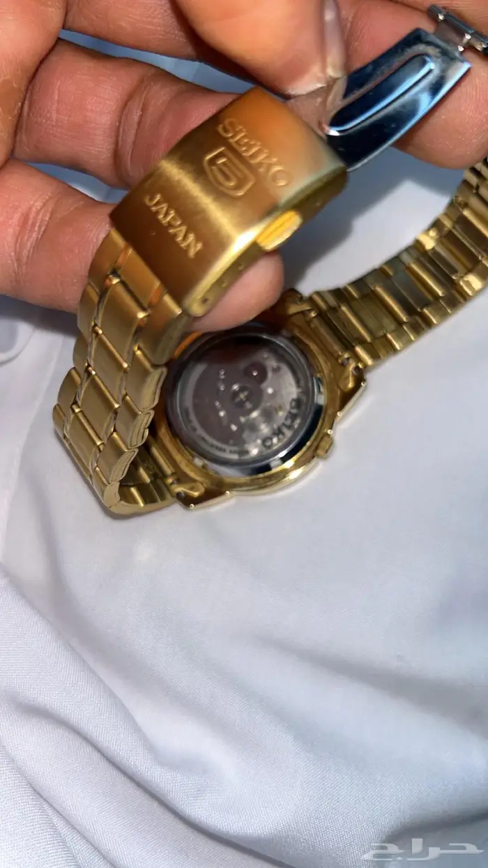 ساعه سيكو ياباني ذهبيه 2