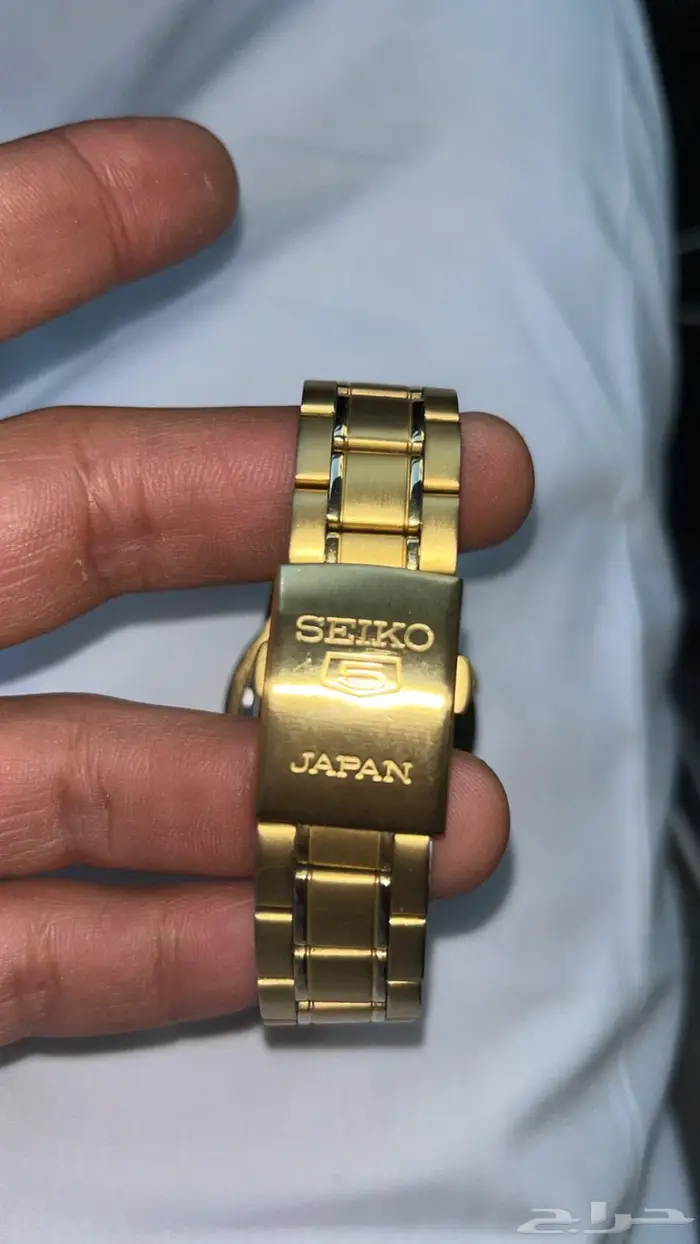 ساعه سيكو ياباني ذهبيه 1