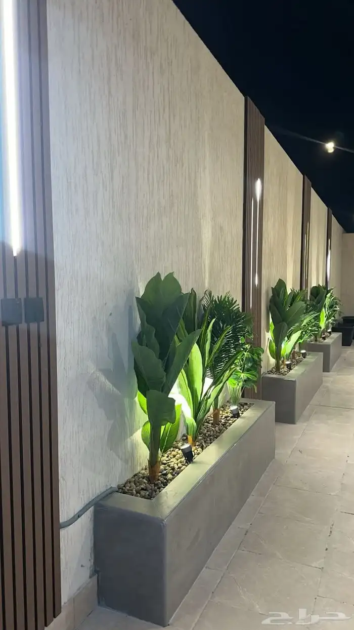 ابو احمد لجميع انواع الديكورات الخارجيه مصبات استيل نوافير 6