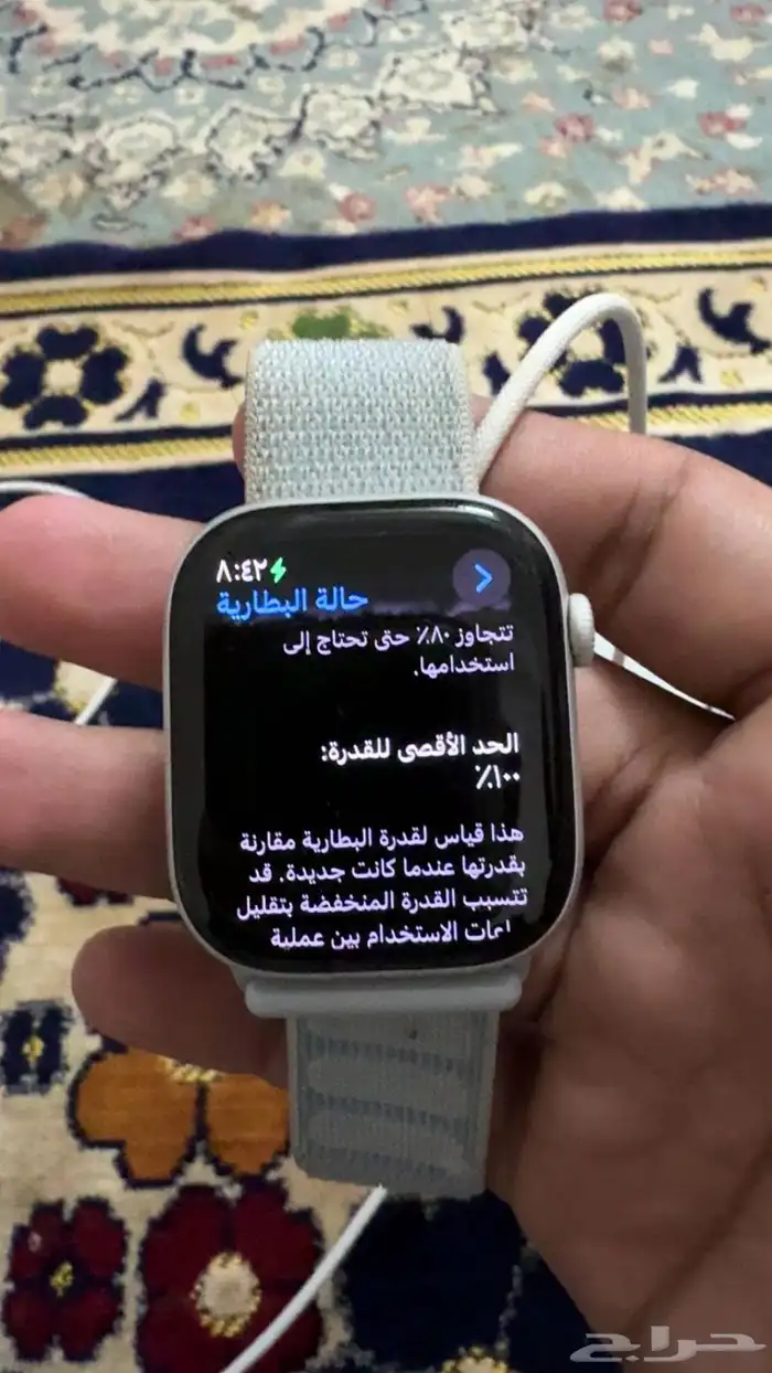 ساعه ابل واتش الاصدار العاشر شبه جديد 2