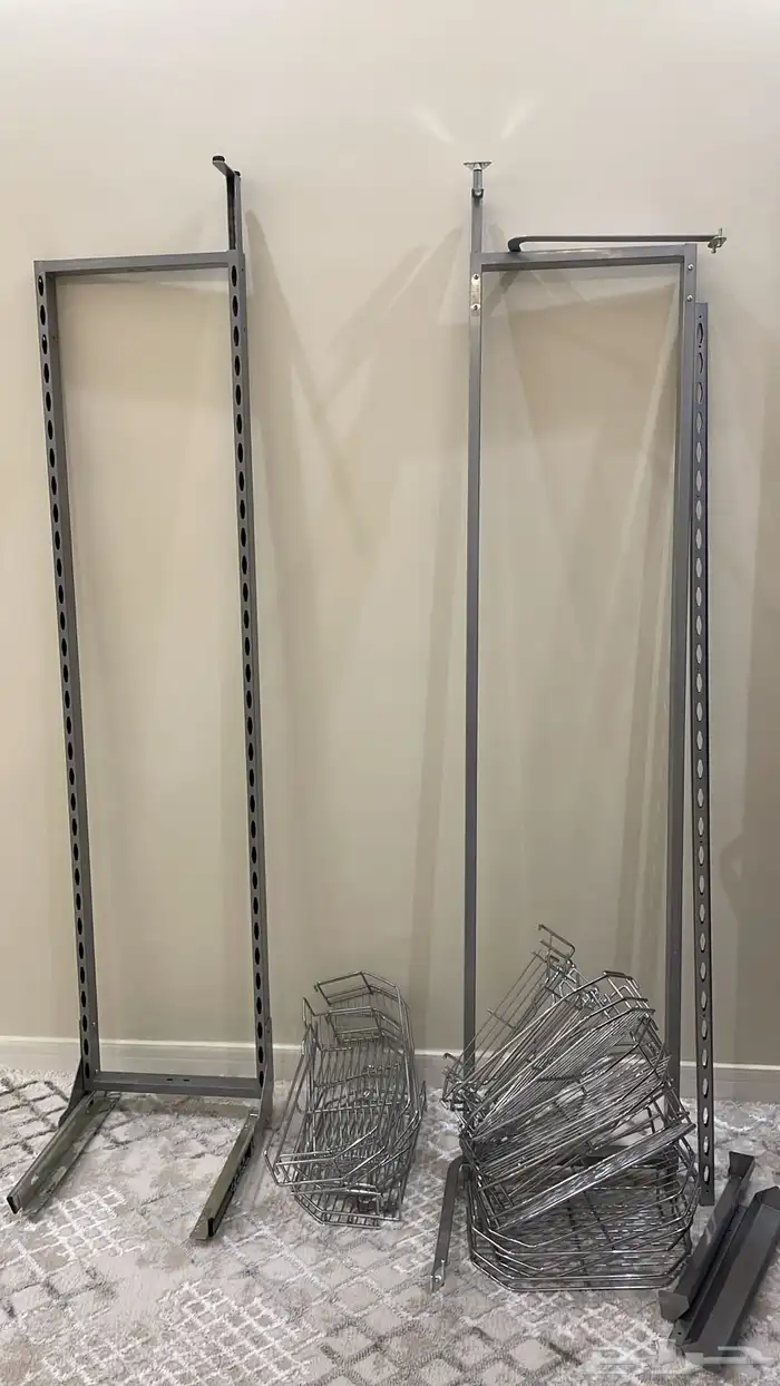 رفوف سحب حديد لدولاب المطبخ 0