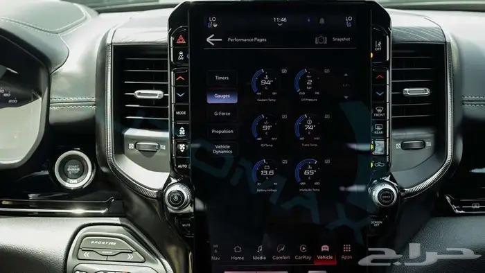 دودج 2025 دودج رام 1500 ريبيل جي تي خليجي اصفار مع ضمان 20