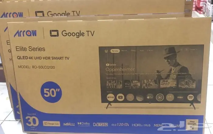 شاشات تلفزيون LED سمارت 4k بلوتوث واي فاي توصيل فوري تركيب 7