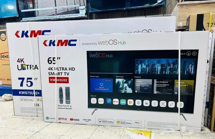 شاشات تلفزيون LED سمارت 4k بلوتوث واي فاي توصيل فوري تركيب 2